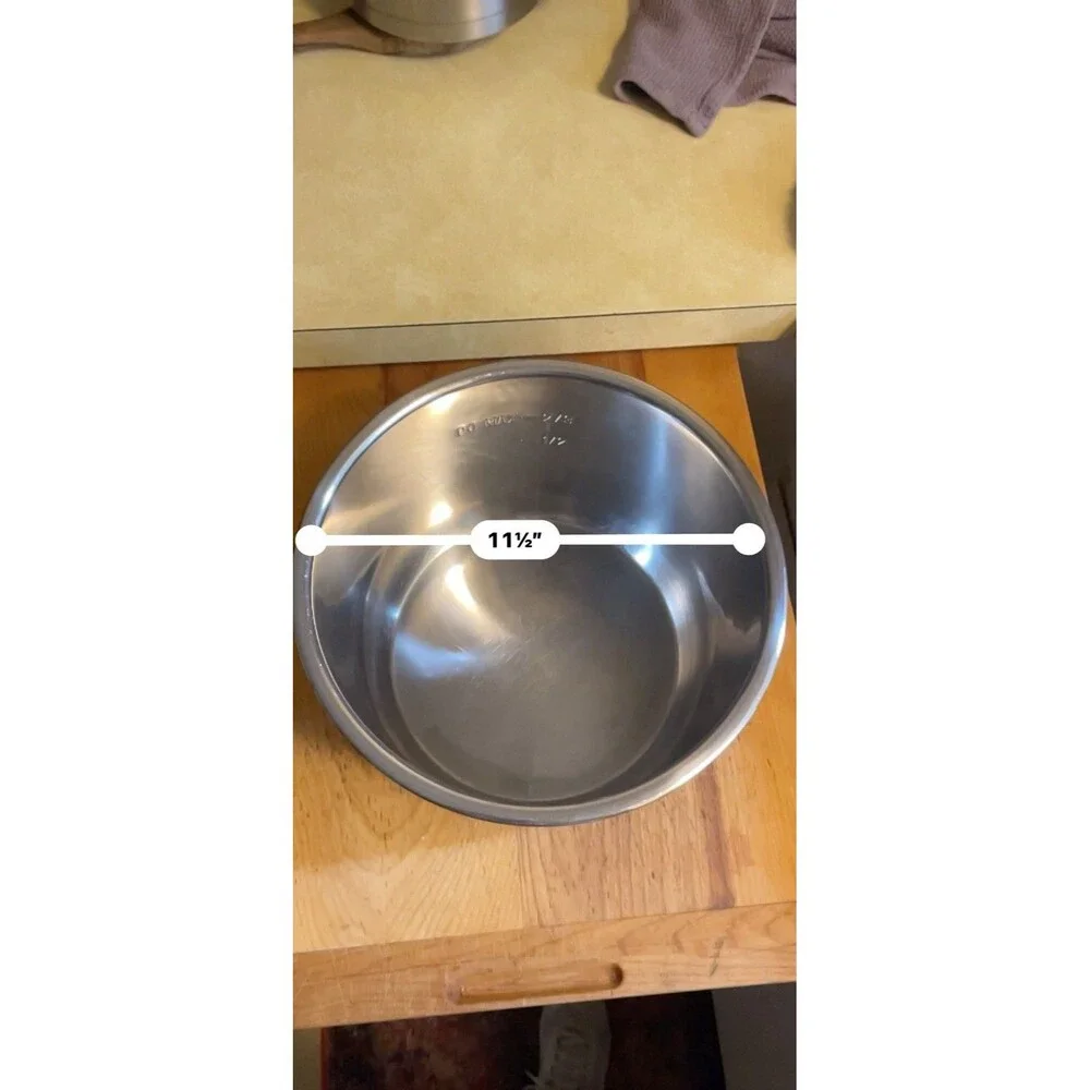 Instant Pot Inner Pot Stainless Steel 6 Quart Replacement Bowl Insert ONLY Clean